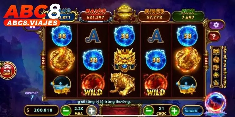 Kho Tàng Ngũ Long ABC8 - Tựa Game Slot Đình Đám 2025