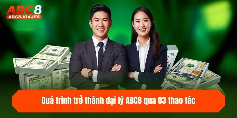 Đại Lý ABC8 - Hướng Dẫn Từng Bước Hợp Tác Cùng Nhà Cái 2 Quá trình trở thành đại lý ABC8 qua 03 thao tác
